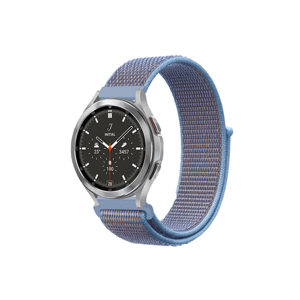 Watch 22mm Hasırlı Cırtcırtlı Kordon - Mavi