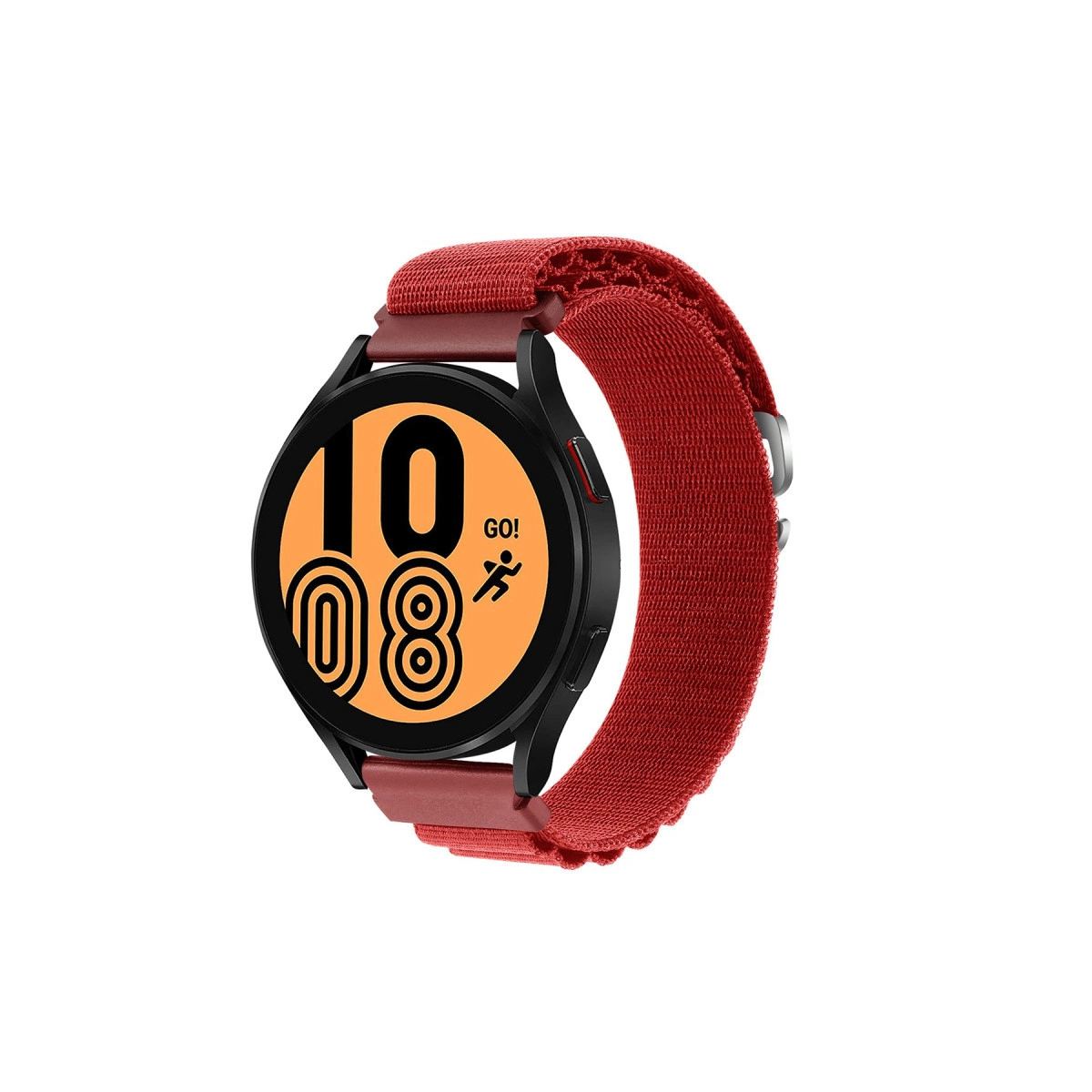 Watch 20mm Kr410 Kumaş Kordon - Kırmızı