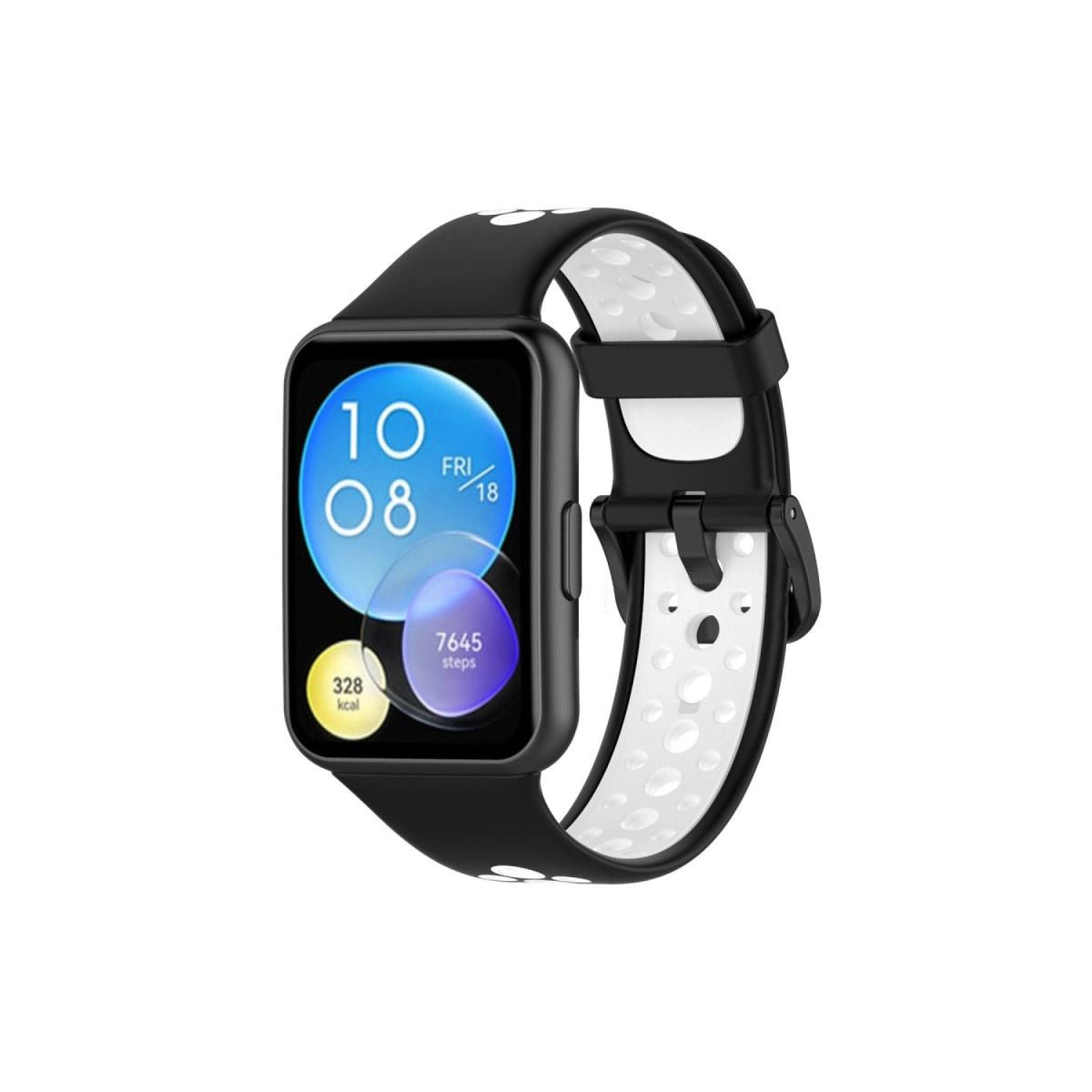 Huawei Watch Fit 2 Spor Delikli Kordon - beyaz