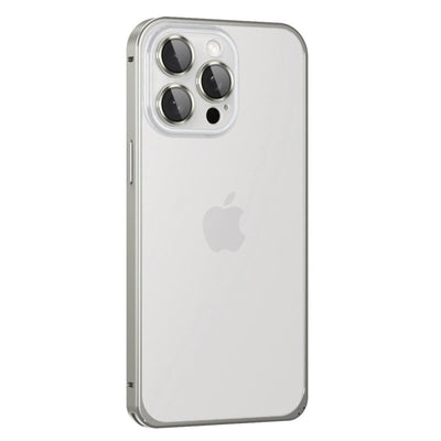 Joko Apple İphone 15 Pro Max Metal Bumper Mat Kapak - Gri