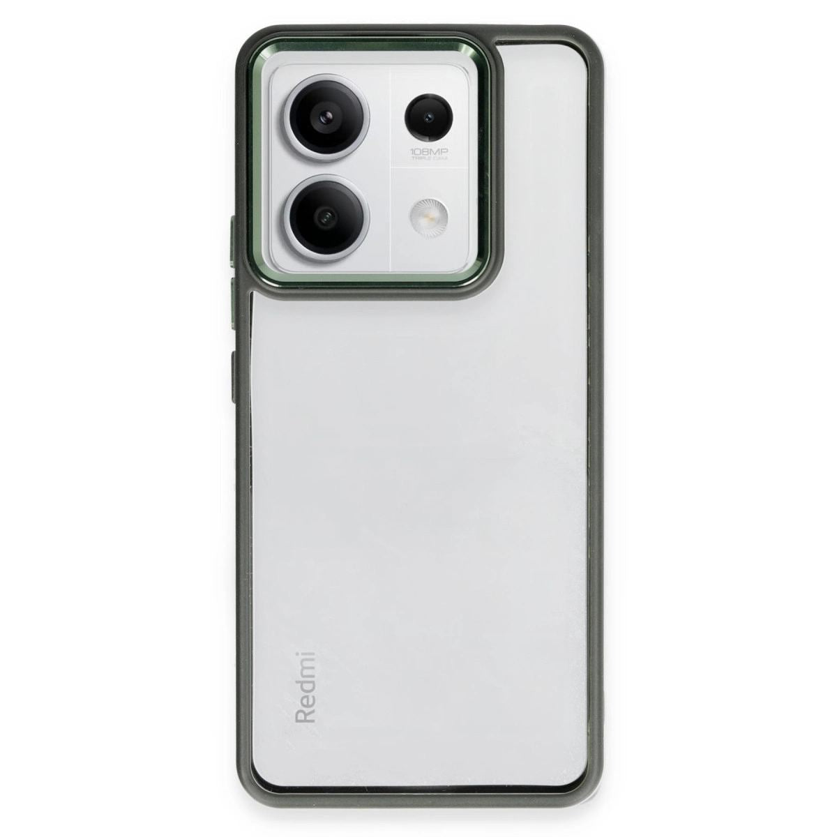 Xiaomi Redmi Note 13 4g Kılıf Power Silikon - Koyu Yeşil