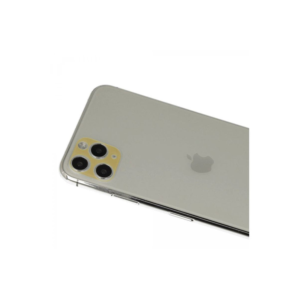 Apple İphone 11 Pro Max Rainbow Kamera Lens Koruma Cam - Gold