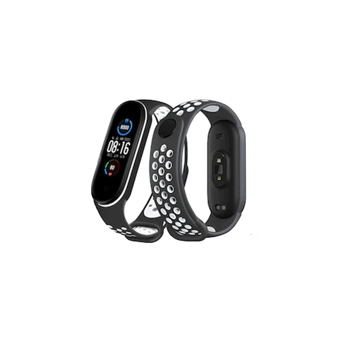 Xiaomi Mi Band 4 Spor Delikli Kordon - beyaz
