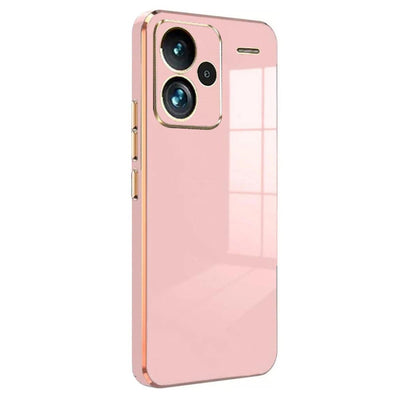 Xiaomi Redmi Note 13 Pro Plus Kılıf Volet Silikon - Pembe