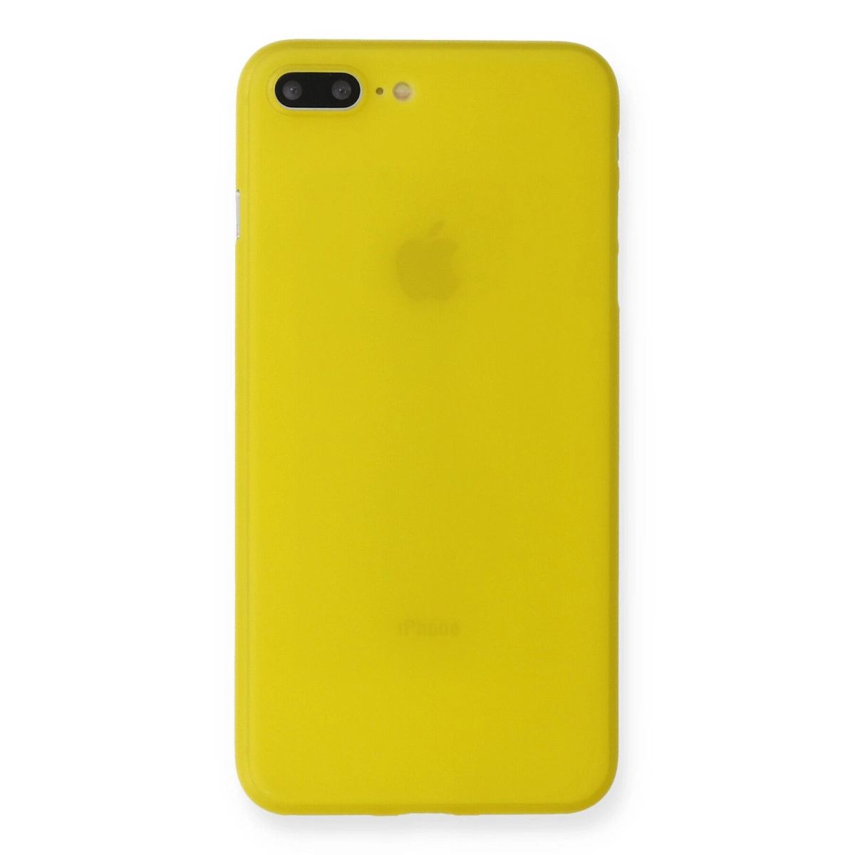 Apple İphone 7 Plus Kılıf Pp Ultra İnce Kapak - Sarı