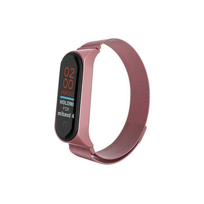 Xiaomi Mi Band 4 Metal Mıknatıslı Kordon - Rose