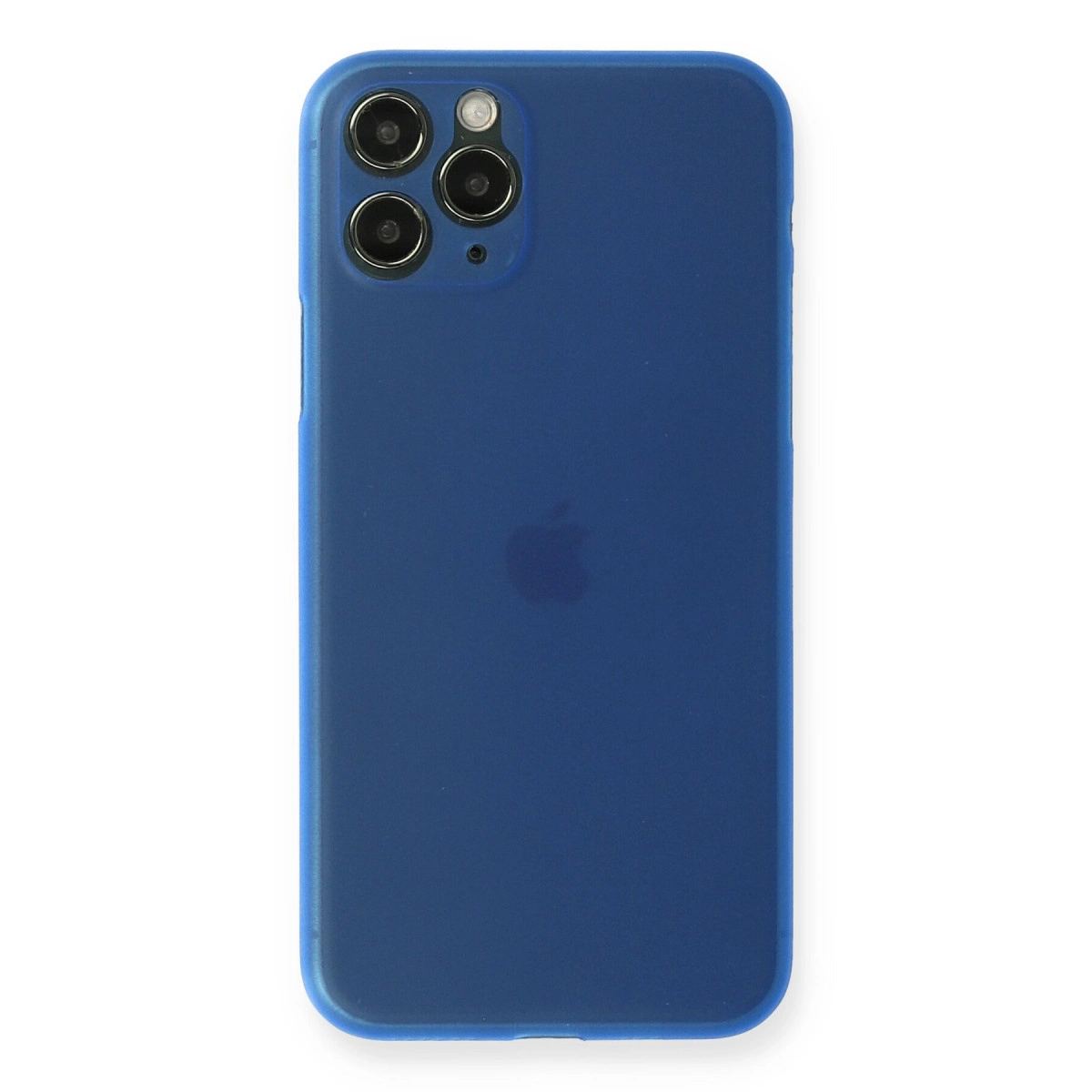 Apple İphone 11 Pro Max Kılıf Pp Ultra İnce Kapak - Mavi