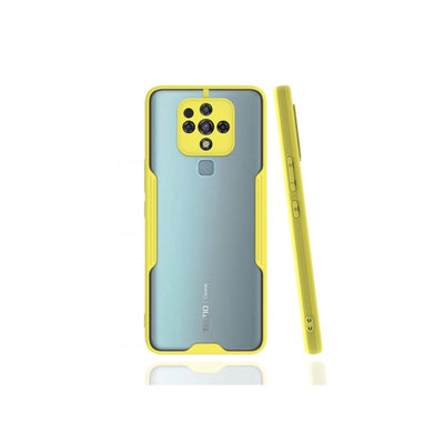Tecno Camon 16 Kılıf Platin Silikon - Sarı