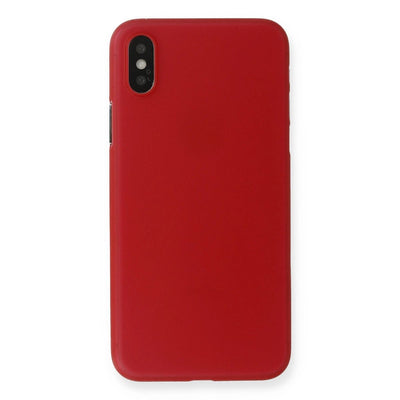 Apple İphone Xs Max Kılıf Pp Ultra İnce Kapak - Kırmızı