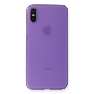 Apple İphone Xs Max Kılıf Pp Ultra İnce Kapak - Mor