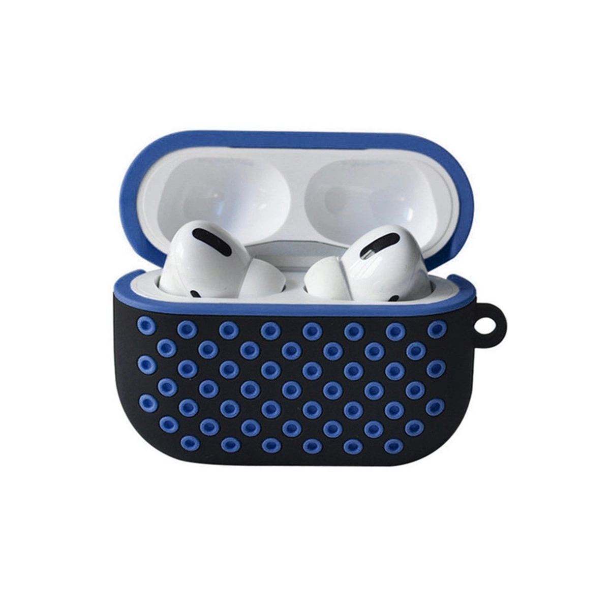 Apple Airpods Pro 2 (2.nesil) Spor Delikli Kılıf - mavi