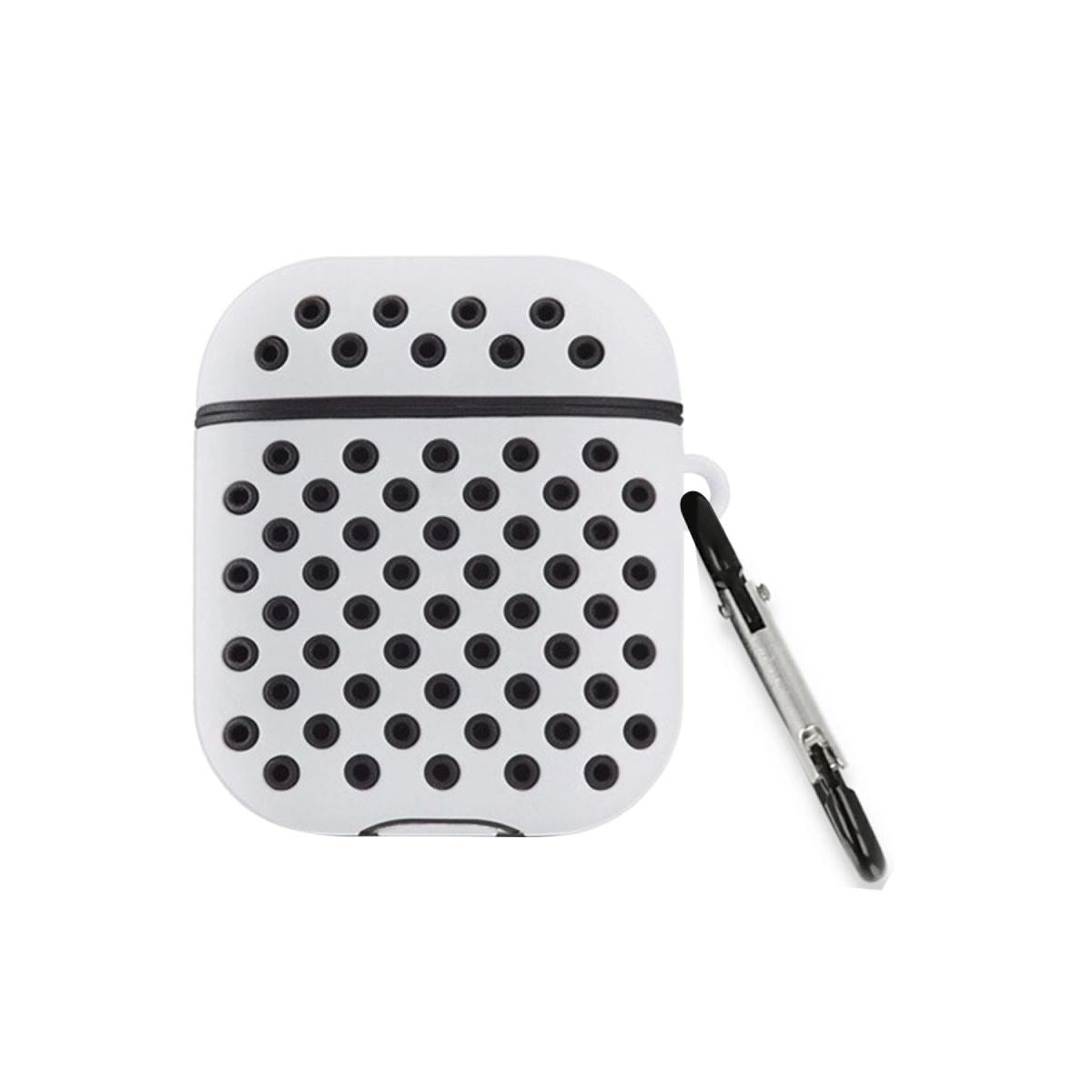 Apple Airpods 3 (3.nesil) Spor Delikli Kılıf - Gri-siyah