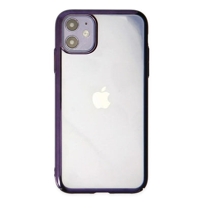 Apple İphone 12 Kılıf Element Silikon - Mor