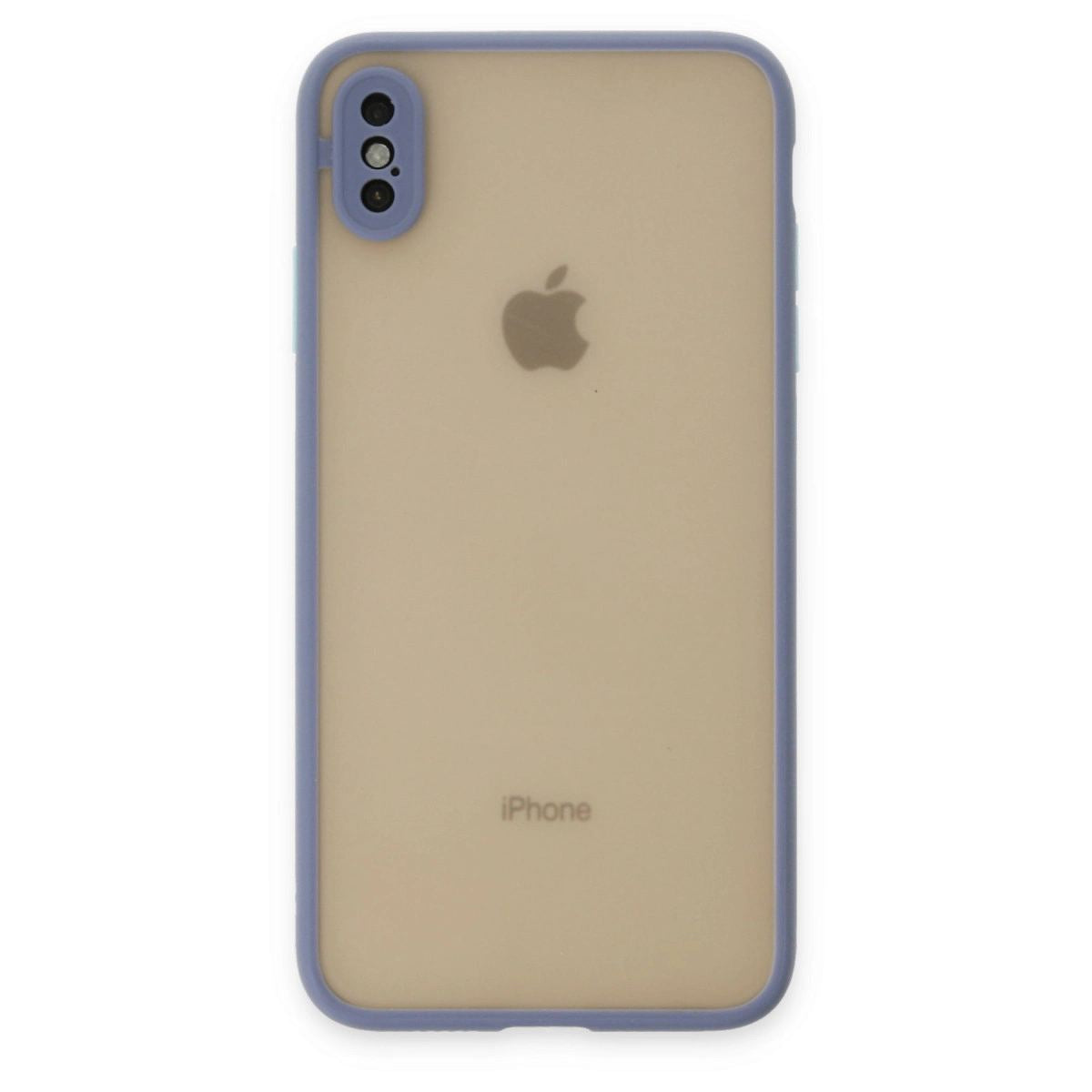 Apple İphone X Kılıf Montreal Silikon Kapak - Gri