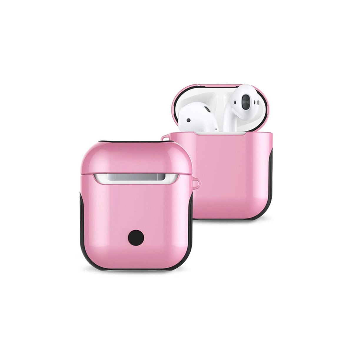 Apple Airpods 2 (2.nesil) 3in1 Kılıf - Pembe