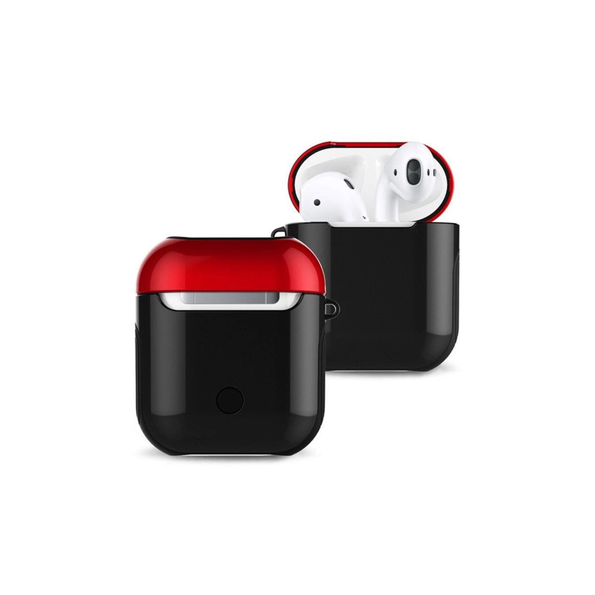 Apple Airpods 2 (2.nesil) 3in1 Kılıf - kırmızı