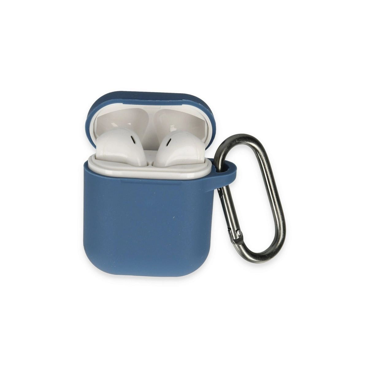 Apple Airpods 2 (2.nesil) Hang Kılıf - Lacivert
