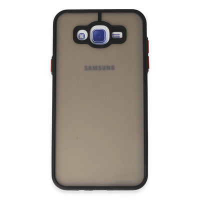 Samsung Galaxy J7 Kılıf Montreal Silikon Kapak - Siyah