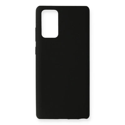 Samsung Galaxy Note 20 Kılıf Nano İçi Kadife Silikon - Siyah