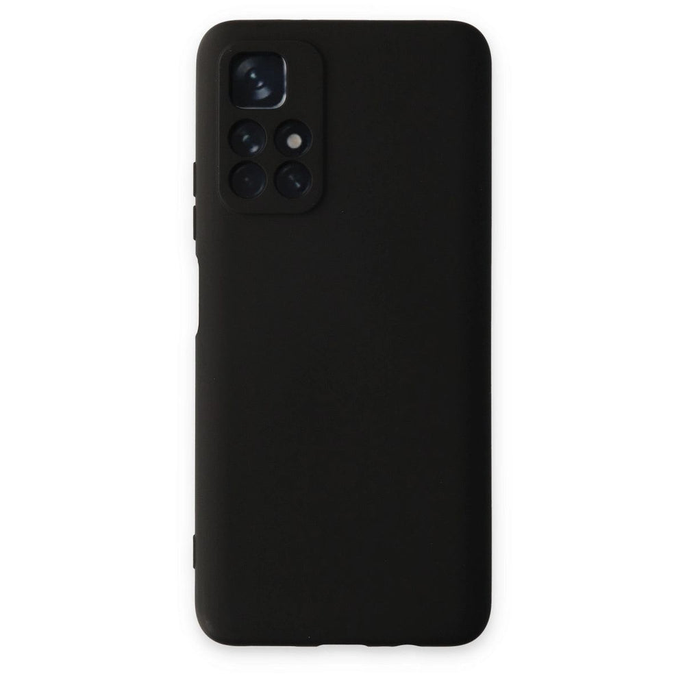 Xiaomi Redmi Note 11t Kılıf Nano İçi Kadife Silikon - Siyah