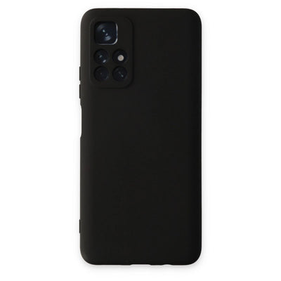 Xiaomi Redmi Note 11t Kılıf Nano İçi Kadife Silikon - Siyah