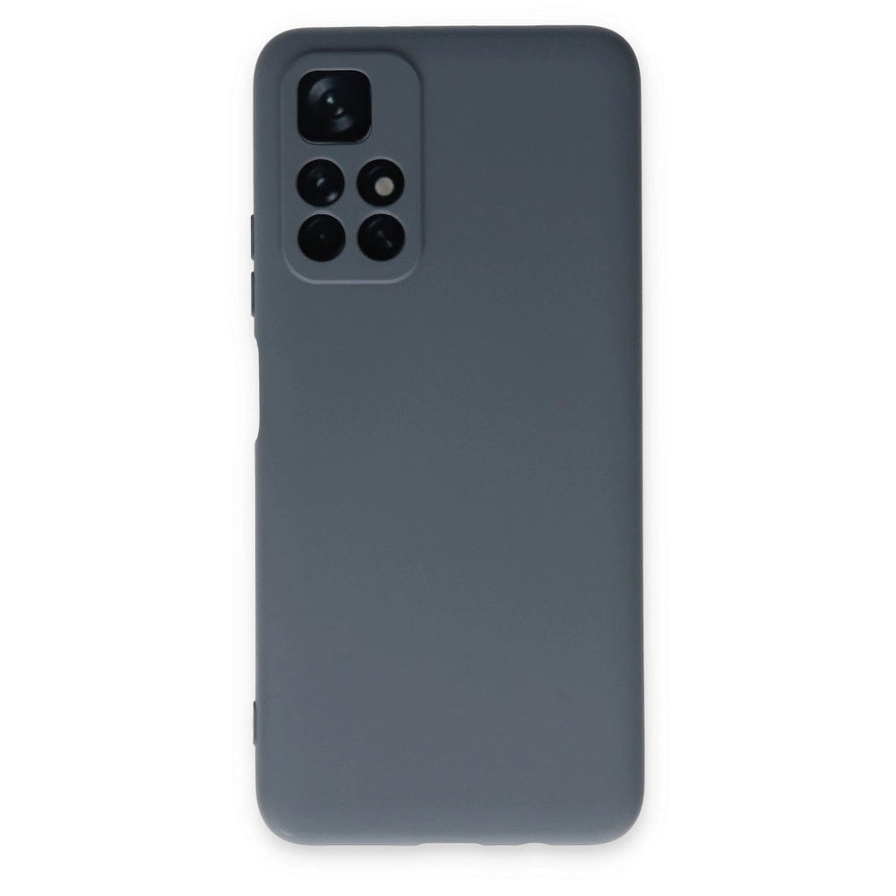 Xiaomi Redmi Note 11t Kılıf Nano İçi Kadife Silikon - Gri