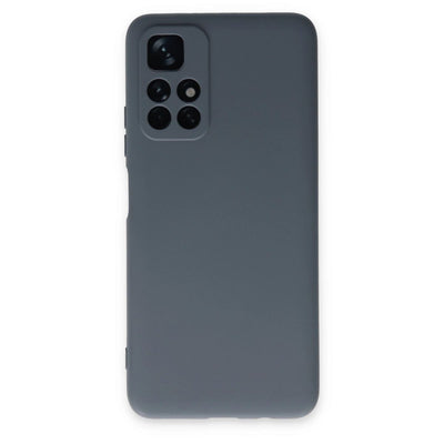 Xiaomi Redmi Note 11t Kılıf Nano İçi Kadife Silikon - Gri