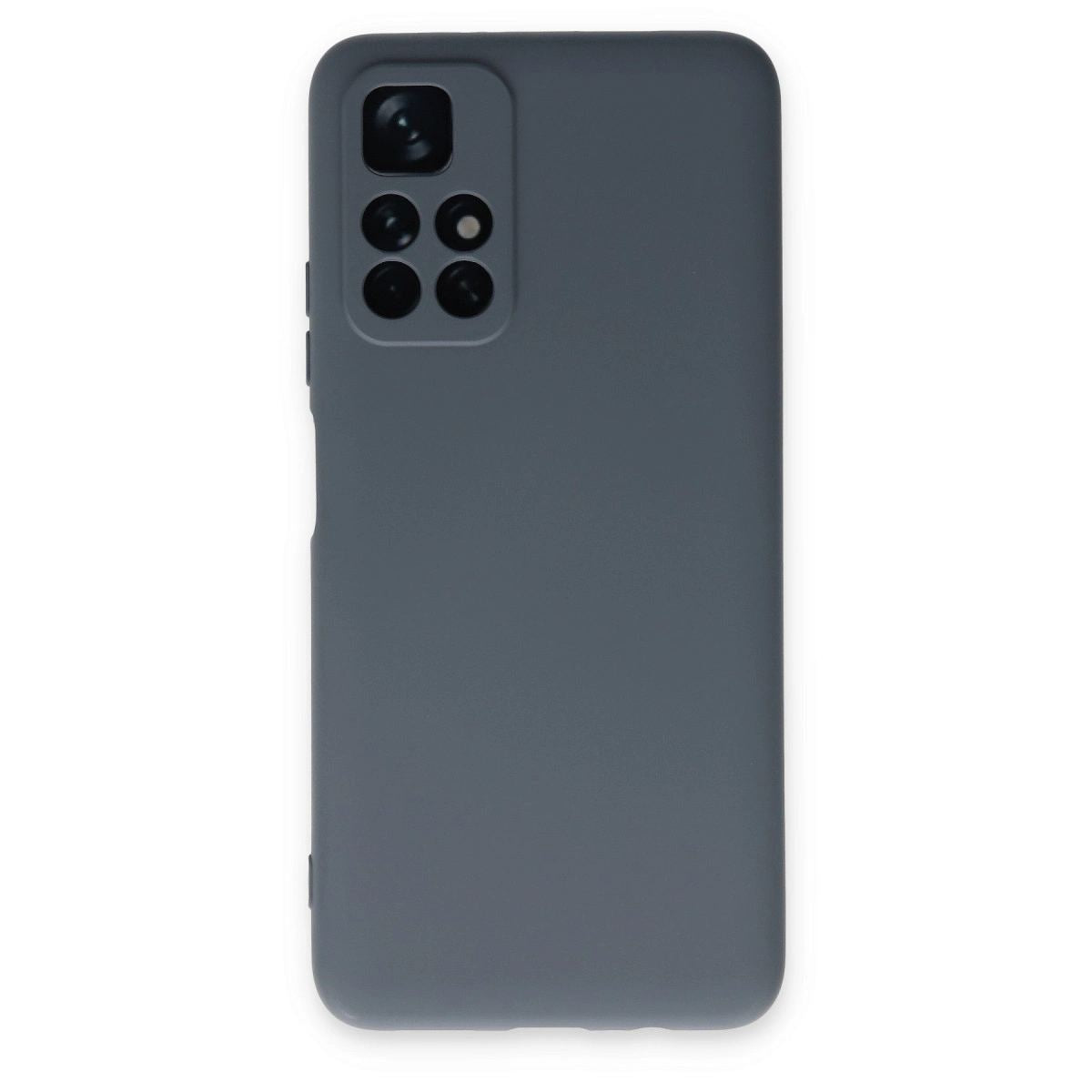 Xiaomi Redmi Note 11t Kılıf Nano İçi Kadife Silikon - Gri