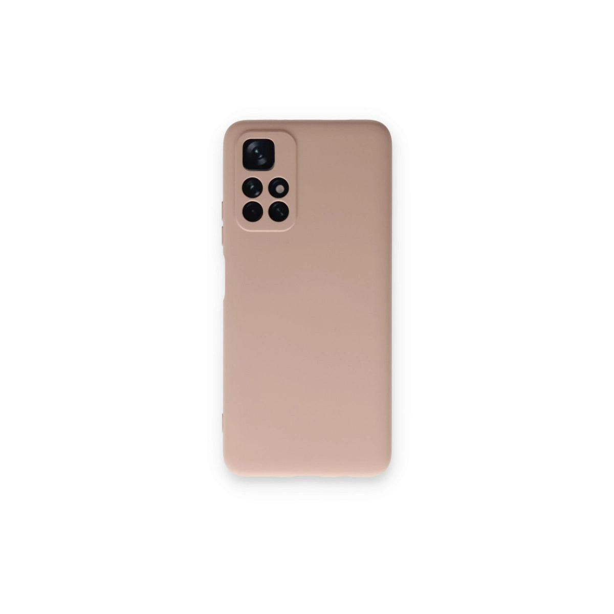 Xiaomi Redmi Note 11t Kılıf Nano İçi Kadife Silikon - Pudra