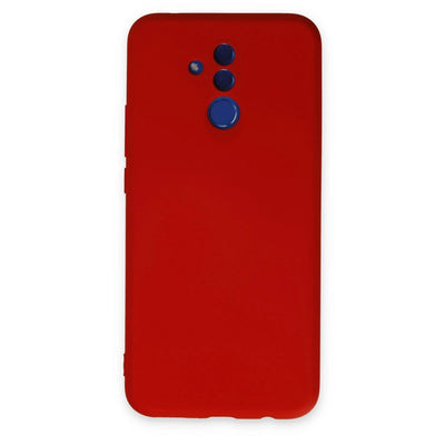 Huawei Mate 20 Lite Kılıf Nano İçi Kadife Silikon - Kırmızı