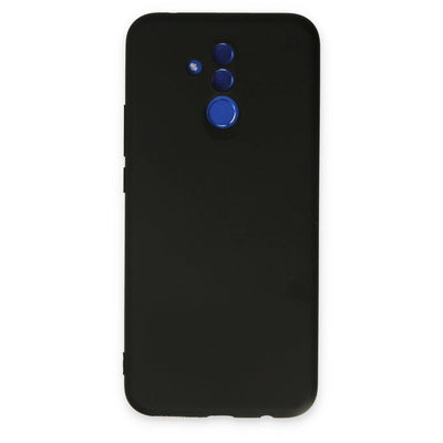 Huawei Mate 20 Lite Kılıf Nano İçi Kadife Silikon - Siyah