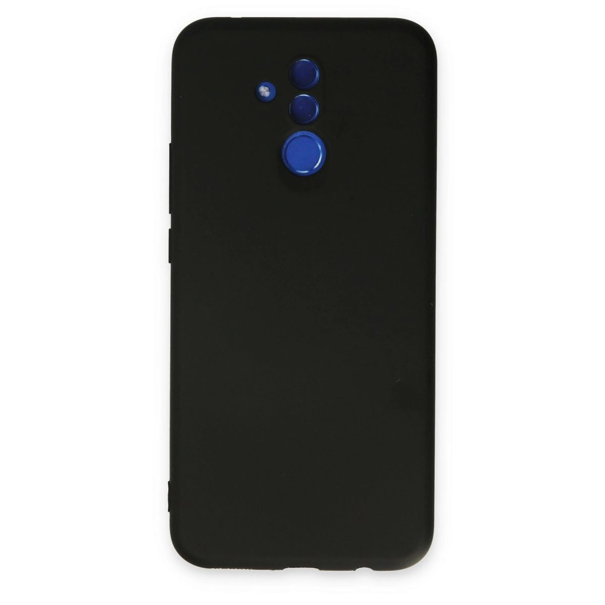 Huawei Mate 20 Lite Kılıf Nano İçi Kadife Silikon - Siyah