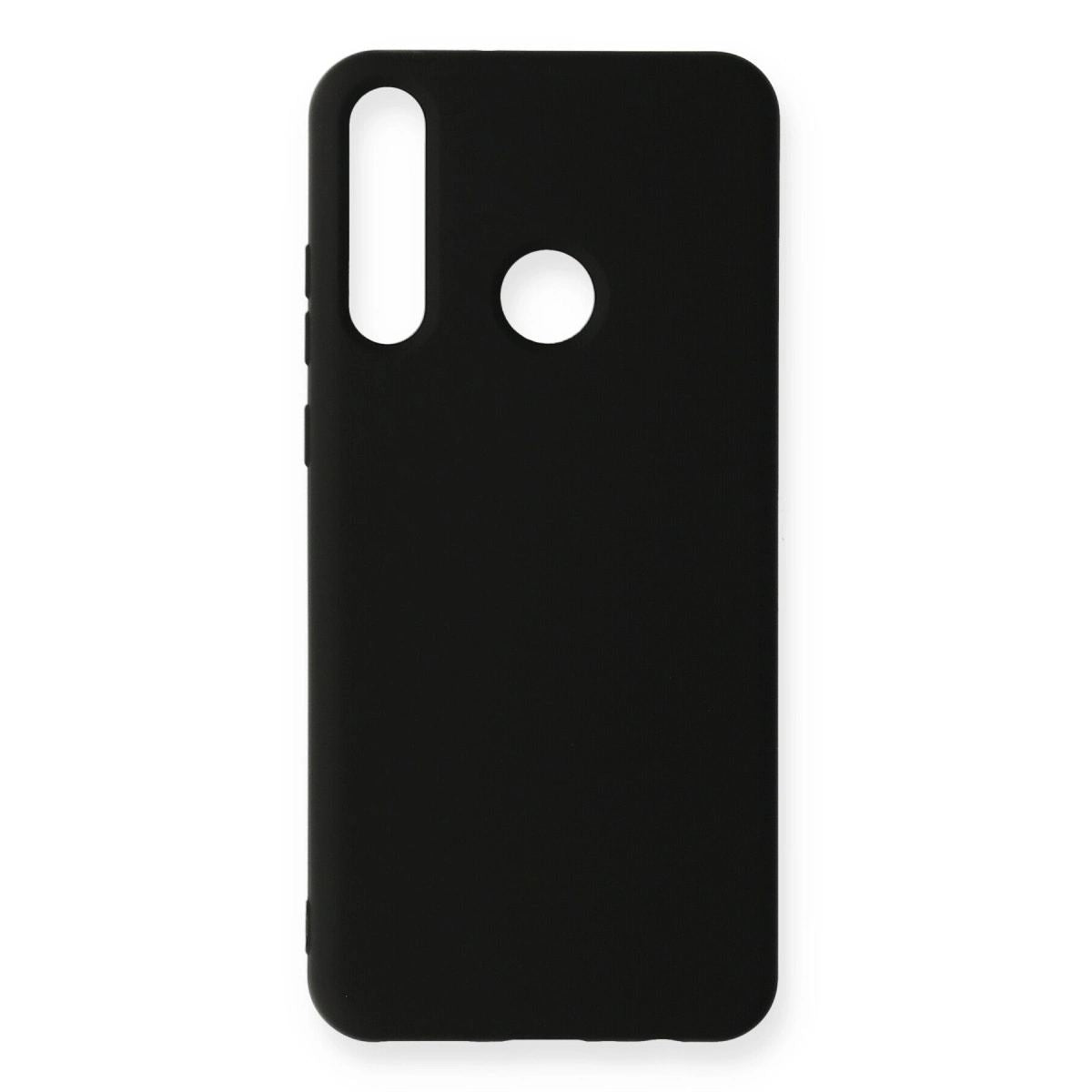 Huawei Y6p Kılıf Nano İçi Kadife Silikon - Siyah