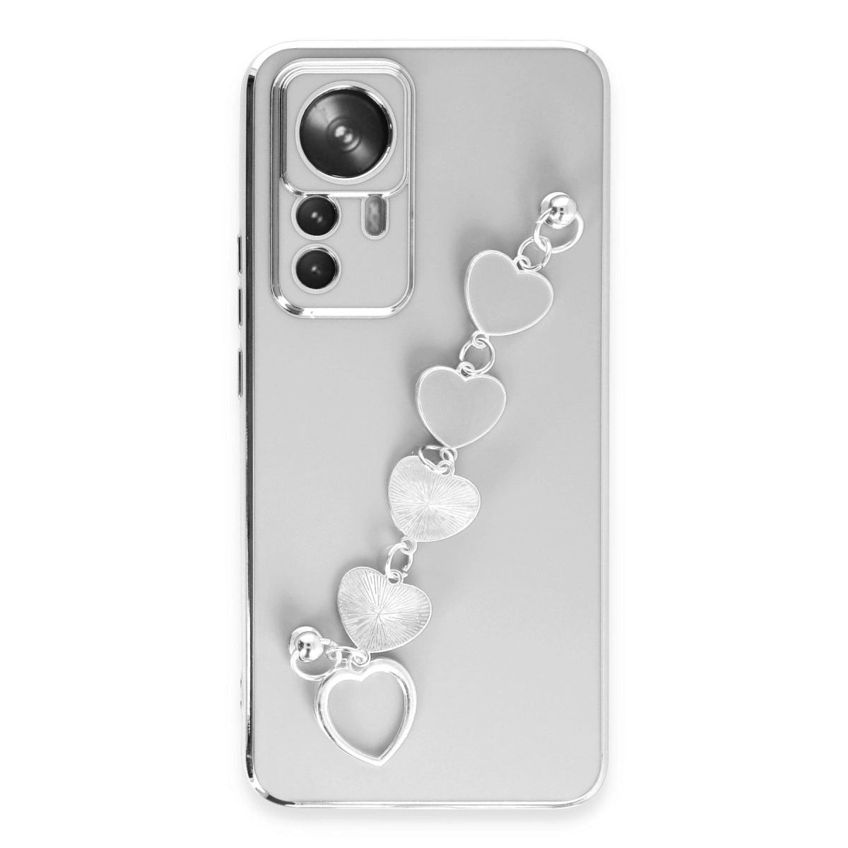 Xiaomi Mi 12t Pro Kılıf Esila Silikon - Beyaz