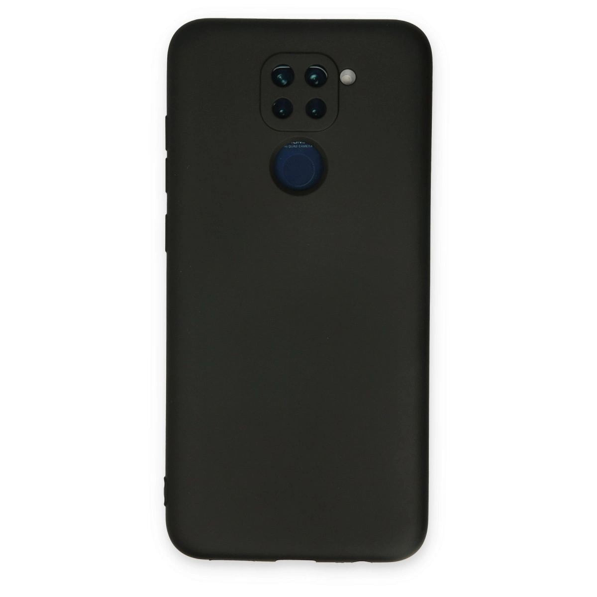 Xiaomi Redmi Note 9 Kılıf Nano İçi Kadife Silikon - Siyah