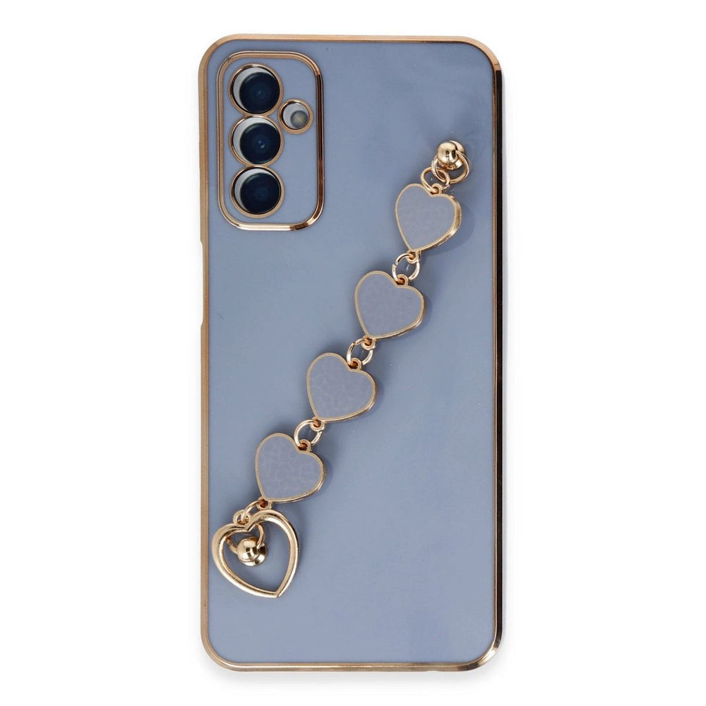 Samsung Galaxy A14 4g Kılıf Esila Silikon - Gri