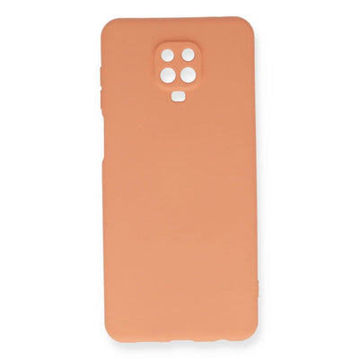 Xiaomi Redmi Note 9 Pro Kılıf Nano İçi Kadife Silikon - Turuncu