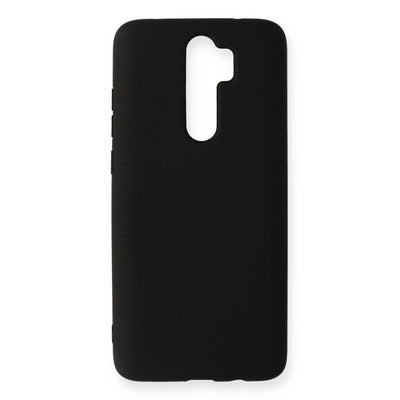 Xiaomi Redmi Note 8 Pro Kılıf Nano İçi Kadife Silikon - Siyah