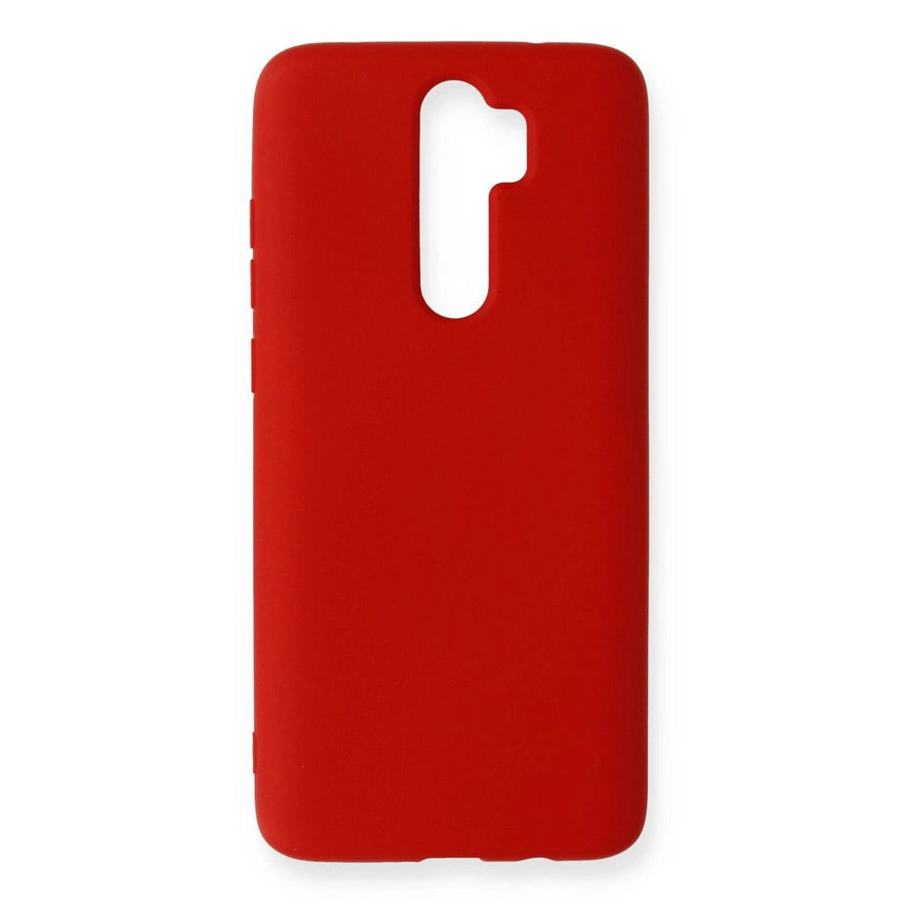 Xiaomi Redmi Note 8 Pro Kılıf Nano İçi Kadife Silikon - Kırmızı