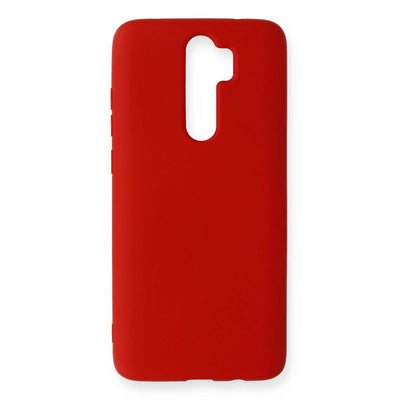 Xiaomi Redmi Note 8 Pro Kılıf Nano İçi Kadife Silikon - Kırmızı