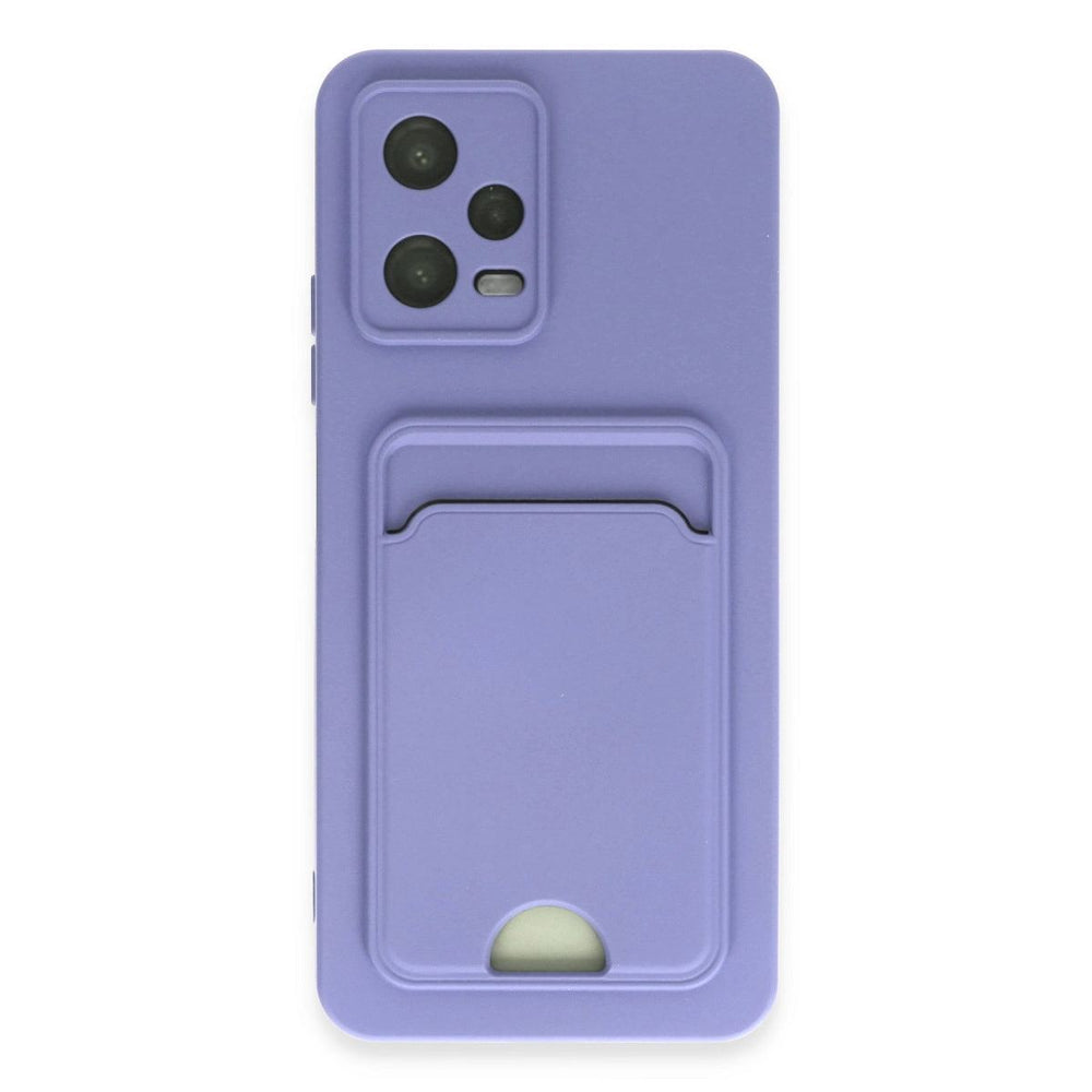 Xiaomi Redmi Note 12 4g Kılıf Kelvin Kartvizitli Silikon - Lila
