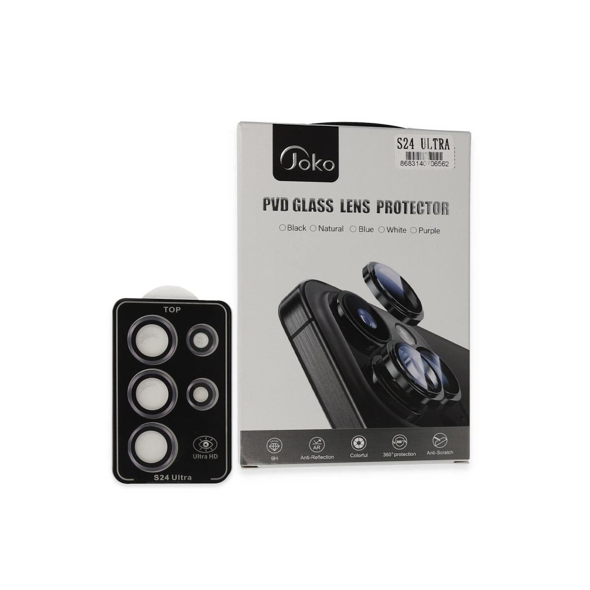 Joko Samsung Galaxy S24 Ultra Pvd Metal Kamera Lens - Derin Mor