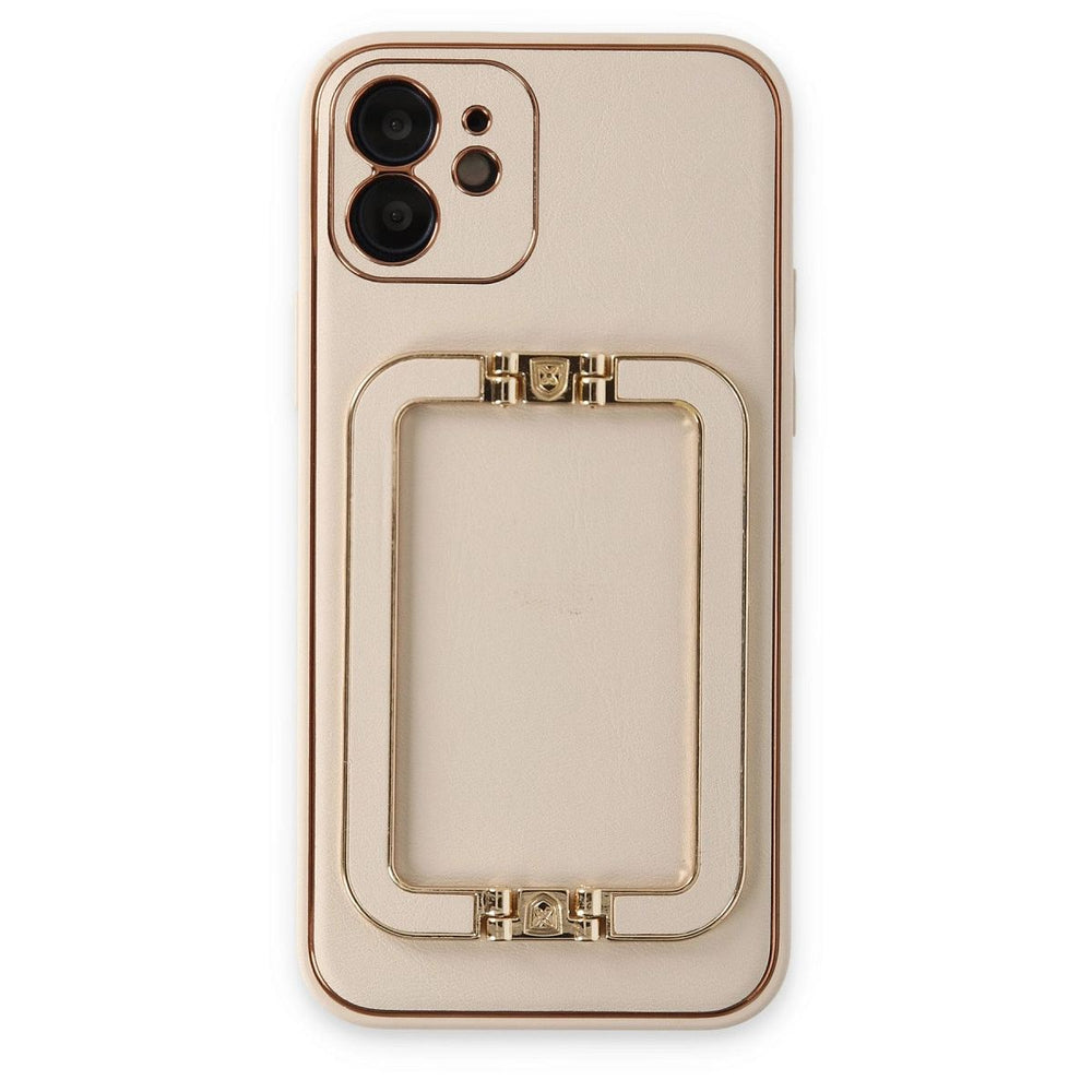 Apple İphone 12 Kılıf Coco Elit Kapak - Gold