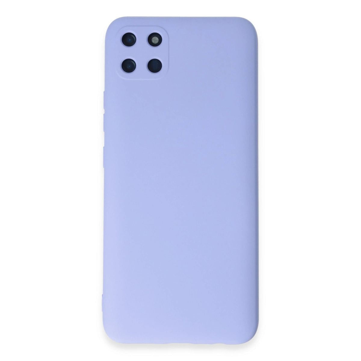 Realme C11 Kılıf Nano İçi Kadife Silikon - Lila
