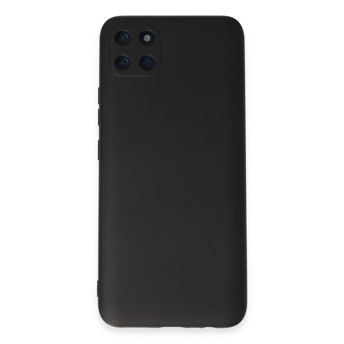 Realme C11 Kılıf Nano İçi Kadife Silikon - Siyah