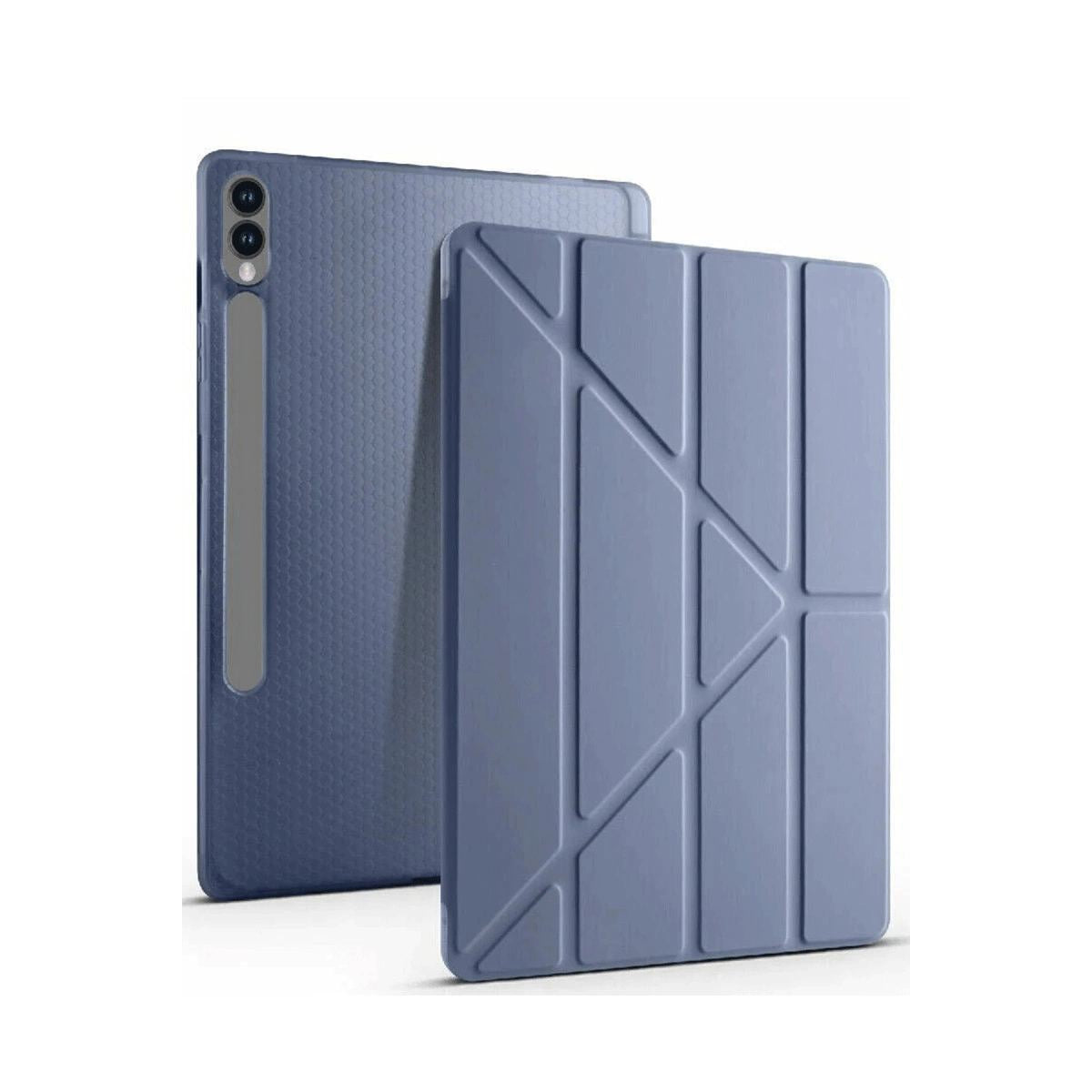 Samsung Galaxy X610 Tab S9 Fe Plus 12.4 Kılıf Kalemlikli Mars Tablet Kılıfı - Lavender
