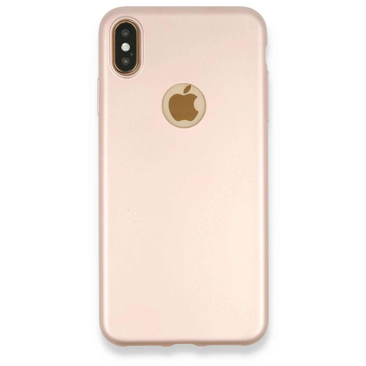 Apple İphone Xs Max Kılıf First Silikon - Rose Gold