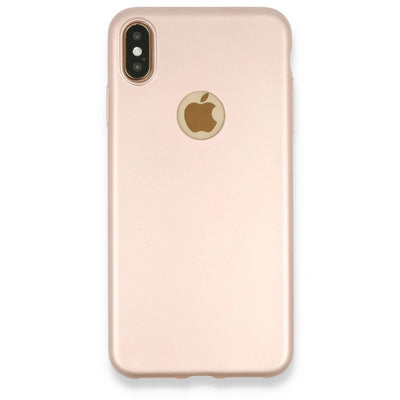 Apple İphone Xs Max Kılıf First Silikon - Rose Gold