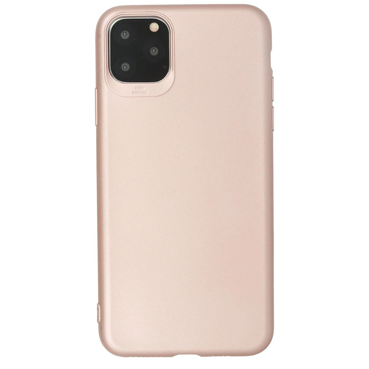 Apple İphone 11 Pro Max Kılıf First Silikon - Rose Gold