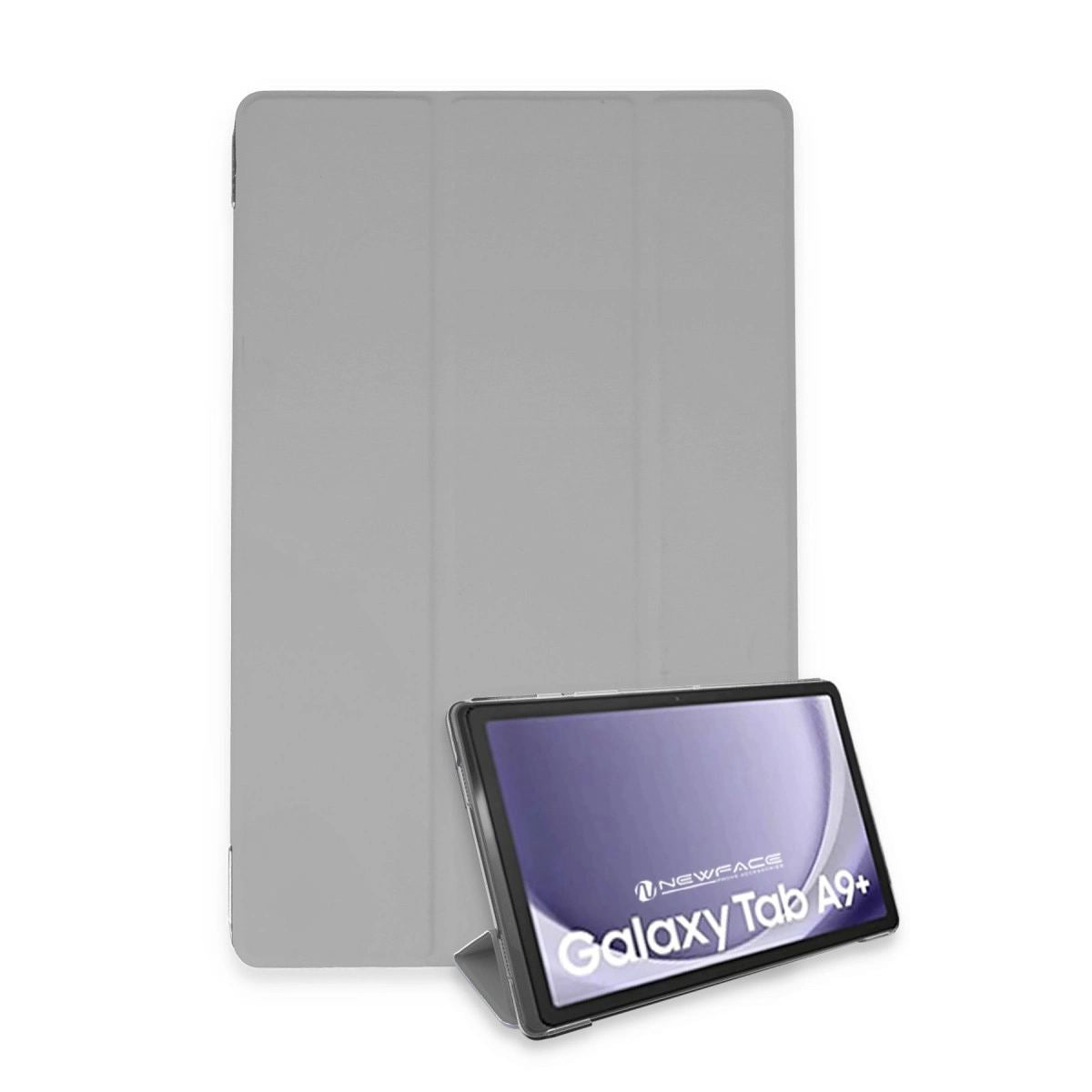 Samsung Galaxy Tab A9 Plus Kılıf Tablet Smart Kılıf - Gri